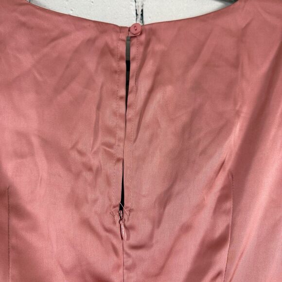 NWT Petal and Pup Noelle Twist Front Pleated Midi Dress In Blush Pink Womens XS - Picture 14 of 16